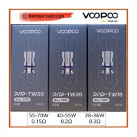 VOOPOO PnP-TW replacement coils – 0.15Ω / 0.2Ω / 0.3Ω