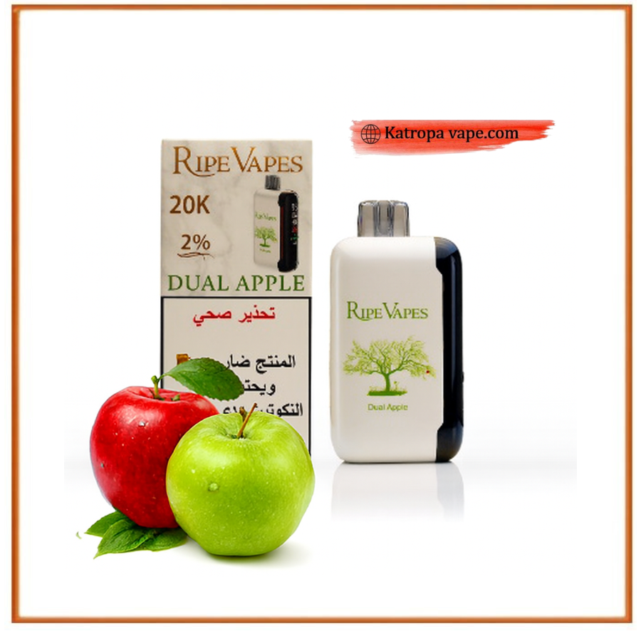 Ripe Vapes VCT Double Apple Ice King Disposable Vape – 20,000 Puffs