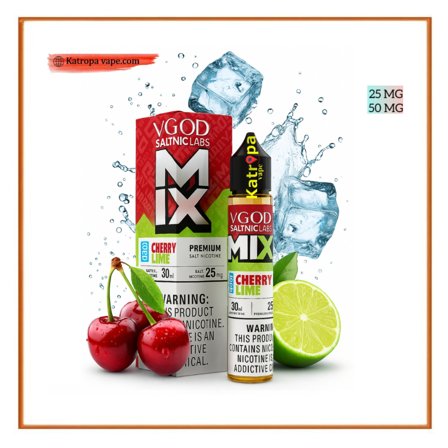 VGOD SaltNic E-Liquid MIX Iced Cherry Lime الكرز الجير
