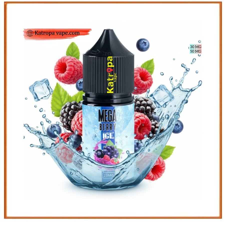 Mega Berry Ice  توتSalt Nicotine katropavape