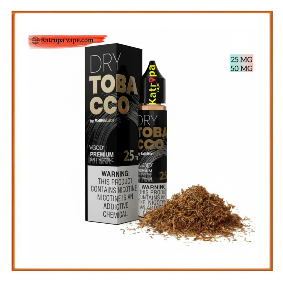 VGOD SaltNic E-liquid-Dry Tobaccoالتبغ