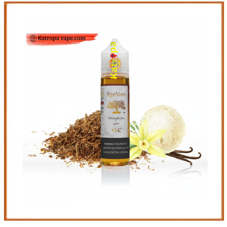 Ripe Vapes VCT Vanilla Custard Tobacco 60ml Freebase E-Liquid Juice