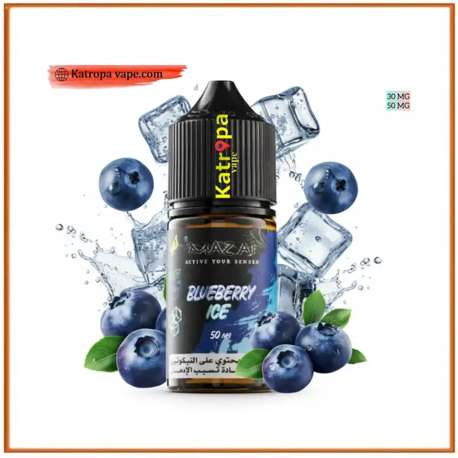 Mazaj Blueberry Ice SaltNic E‑Liquid 30ml