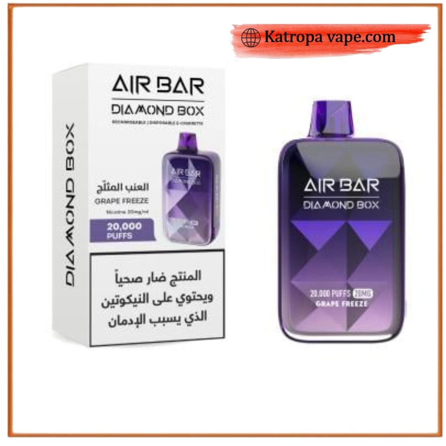 Air Bar Diamond Box 20000 Puffs – Grape Freeze