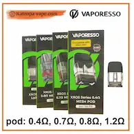 Vaporesso XROS Replacement Pods 0.4Ω / 0.7Ω / 0.8Ω / 1.2Ω
