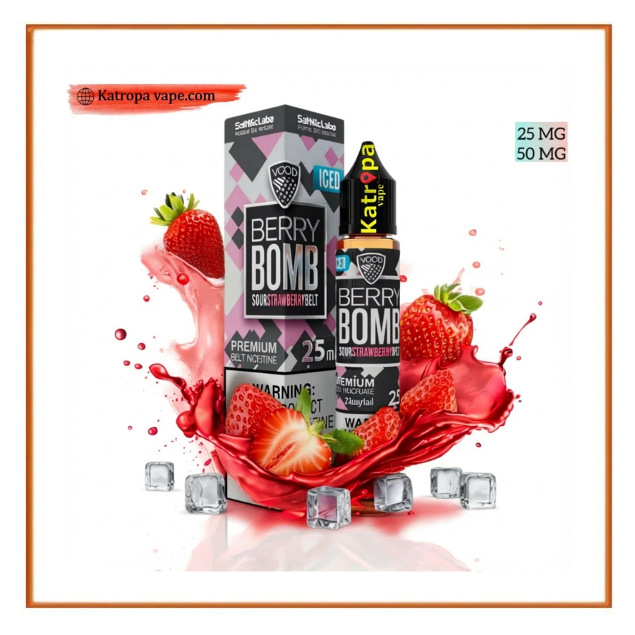VGOD-SaltNic Eliquid Iced Berry Bomb الفراولة