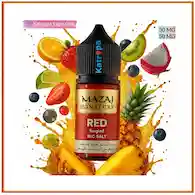 Mazaj Signature Red Ice Salt Tropical Fruit Flavor 30ml Nicotine Salt Juice