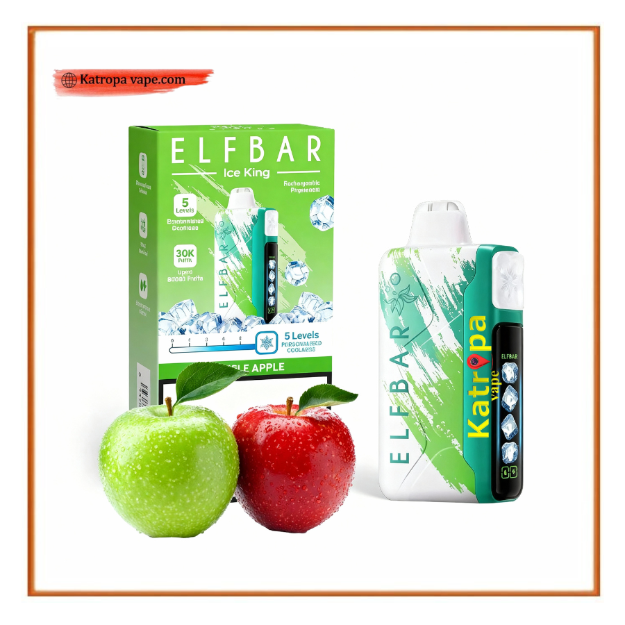ELFBAR Double Apple 30k puffs   ice King Disposable Vape