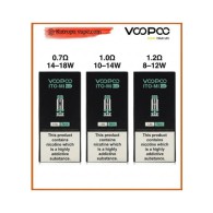 VOOPOO ITO‑M1 Series Coils – 0.7Ω / 1.0Ω / 1.2Ω