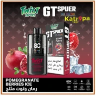 Twist Vapors GT Super Disposable 60000 Puffs – Pomegranate Berries Ice