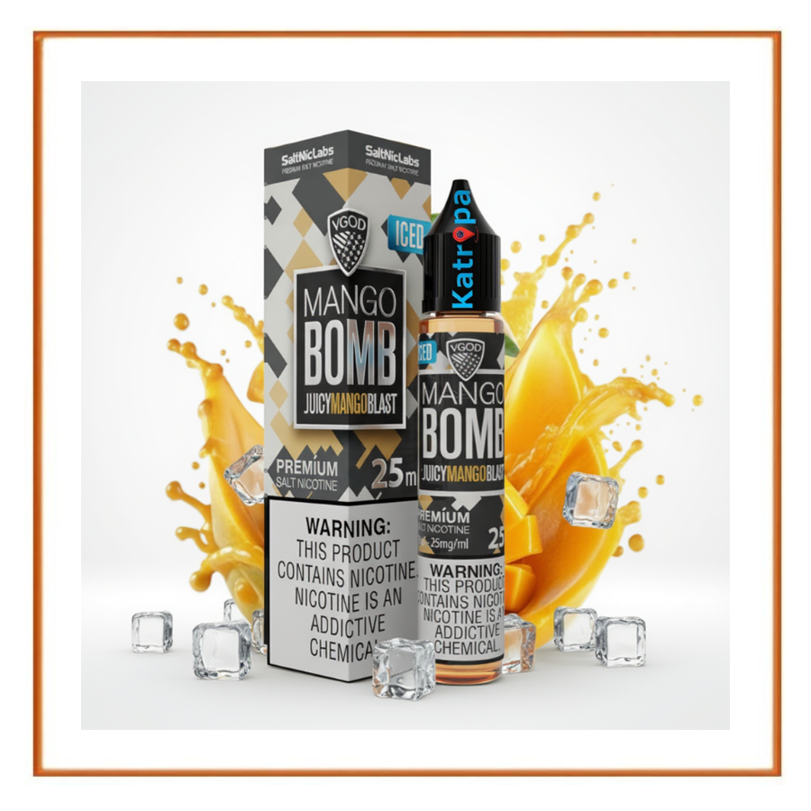 VGOD SaltNic Eliquid Iced Mango Bomb مانجو
