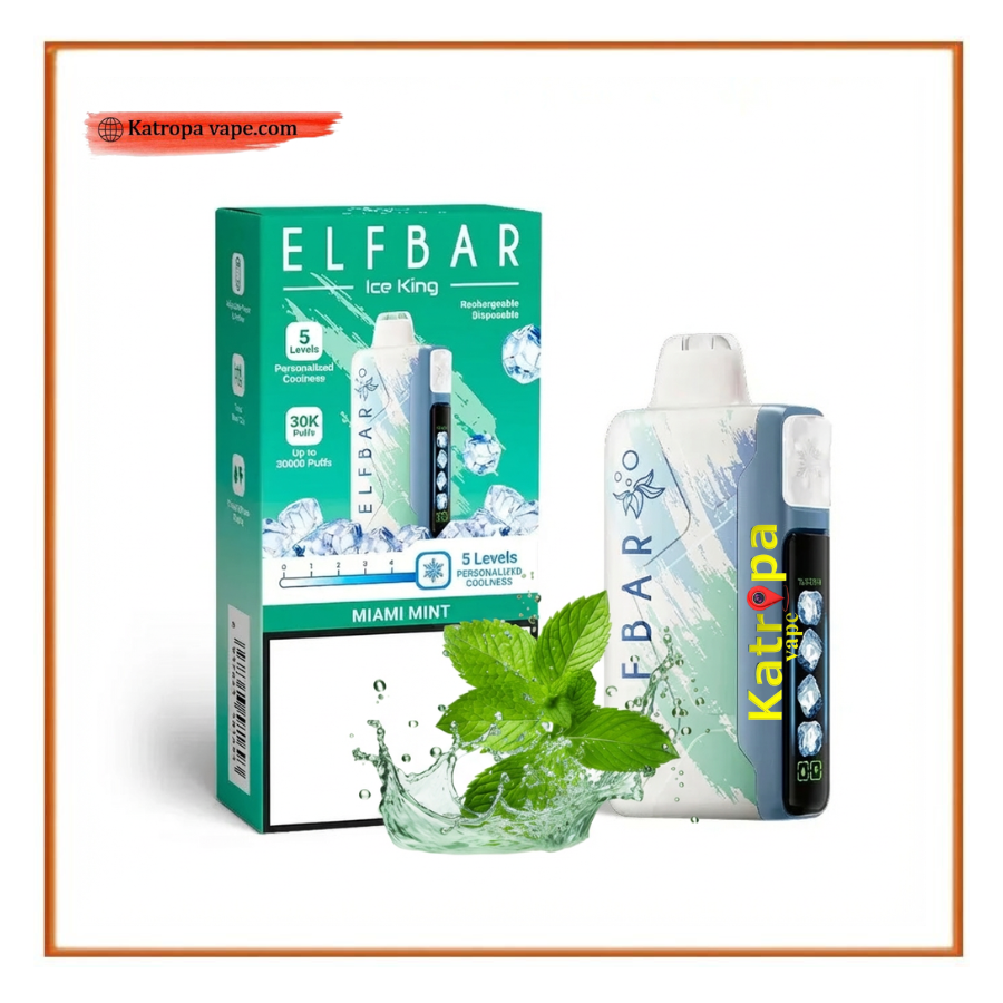 ELFBAR Miami Mint 30K Puffs Ice King Disposable Vape