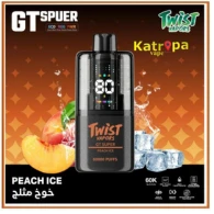 Twist Vapors GT Super Disposable 60000 Puffs – Peach