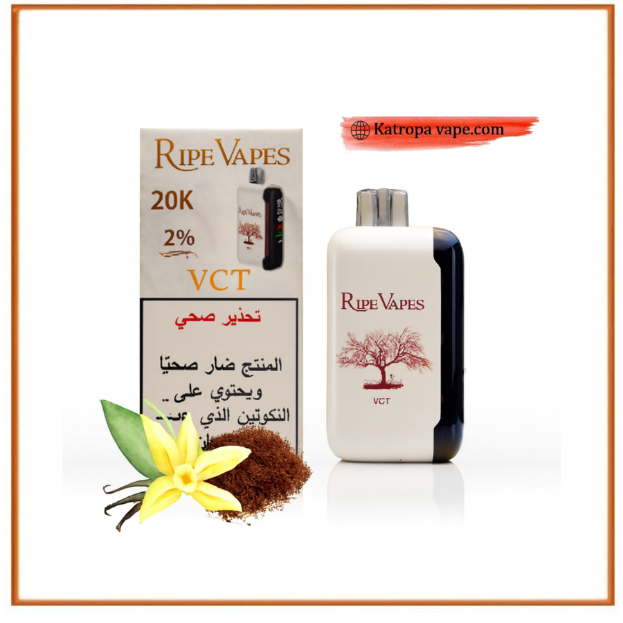 Ripe Vapes VCT Vanilla Custard Tobacco Ice King Disposable Vape – 20,000 Puffs