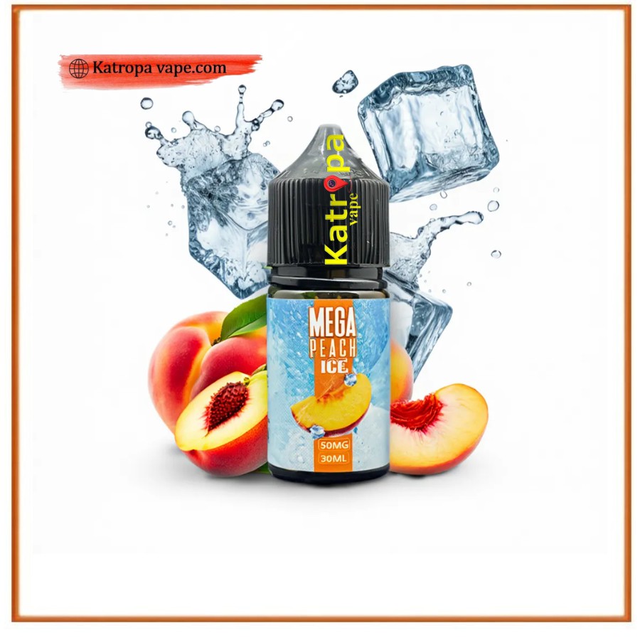 Mega Peach Ice SaltNic E‑Liquid 30ml