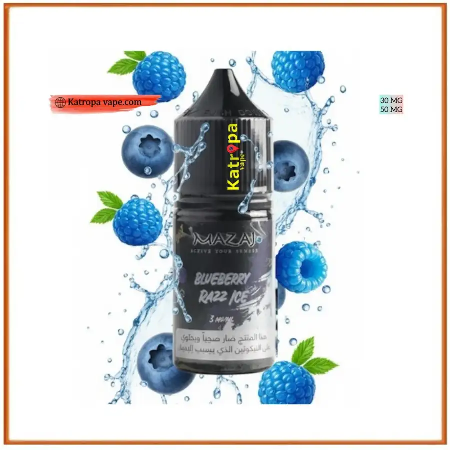 Mazaj Blueberry Razz Ice SaltNic E‑Liquid 30ml
