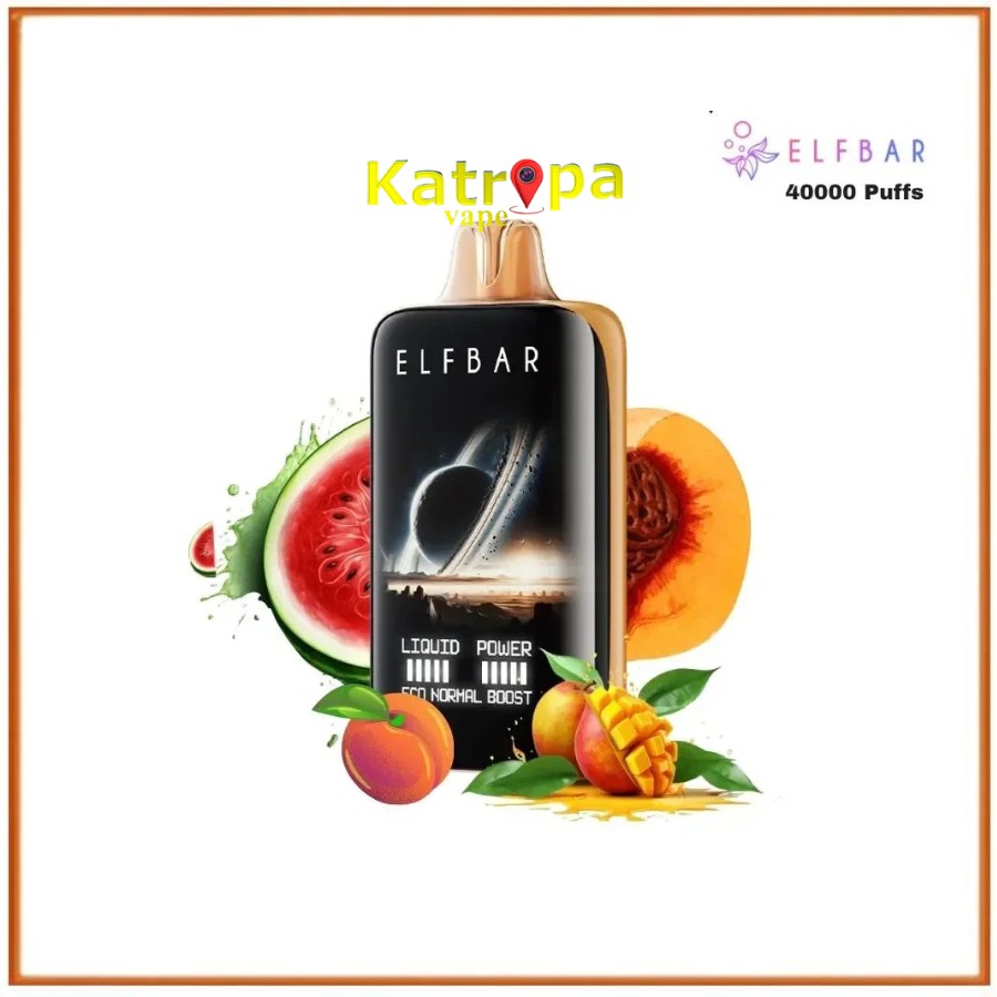 Elfbar Mon Night 40000 Puffs Disposable – Mango Peach Watermelon