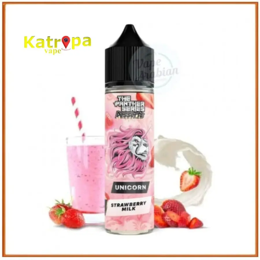 Dr. Vapes – Unicorn Strawberry Milk 60ML – Freebase E-Liquid