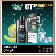 Twist Vapors GT Super Disposable 60000 Puffs – Melon Ice