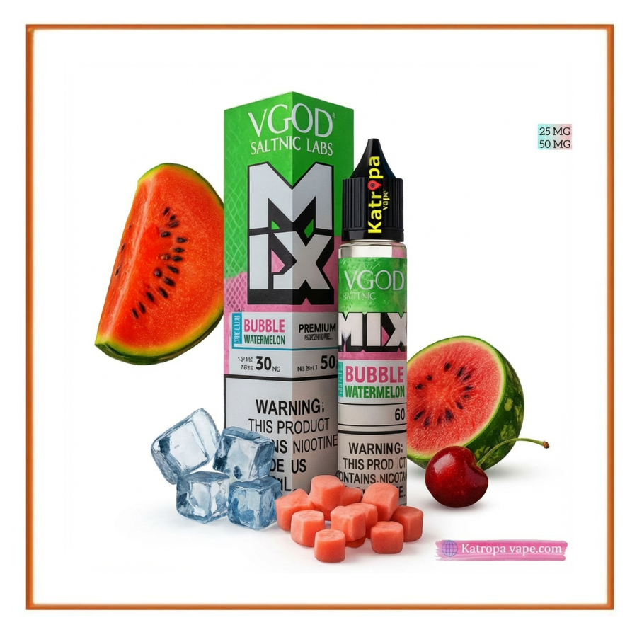 VGOD SaltNic E-liquid MIX-Iced Bubble Watermelon بطيخ