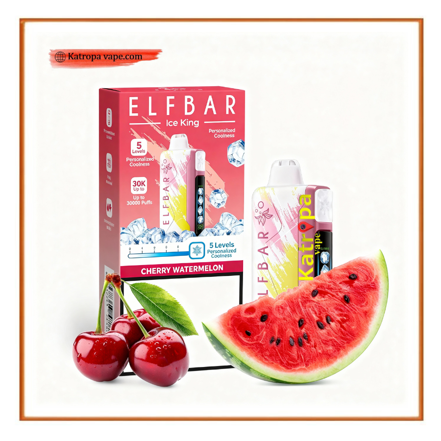 ELFBAR Cherry Watermelon 30k puffs ice King Disposable Vape