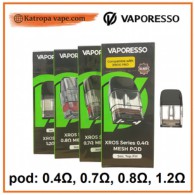 Vaporesso XROS Replacement Pods 0.4Ω / 0.7Ω / 0.8Ω / 1.2Ω