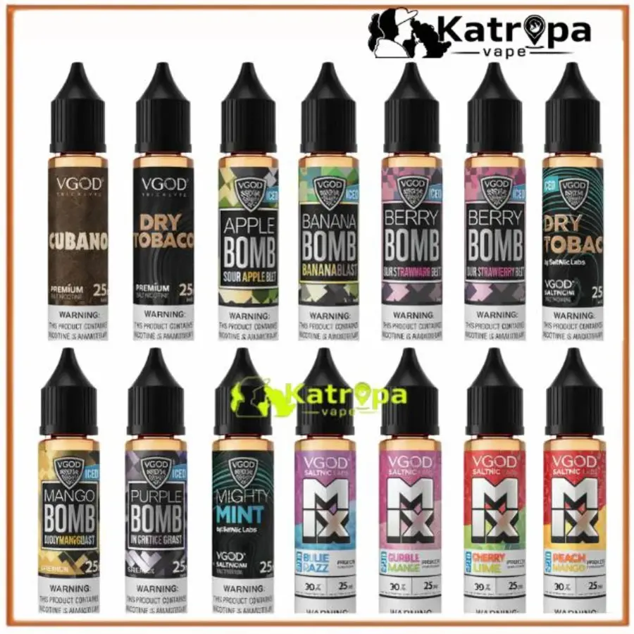 VGOD SaltNic E-Liquid 30ml – All Flavors | Buy in Al Khobar
